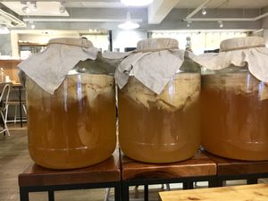Fresh kombucha!  at Flourish 元禾食堂 - Yuán Hé ShíTáng in Taipei