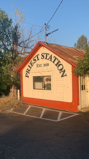 Priest Station at Priest Station Cafe in Big Oak Flat