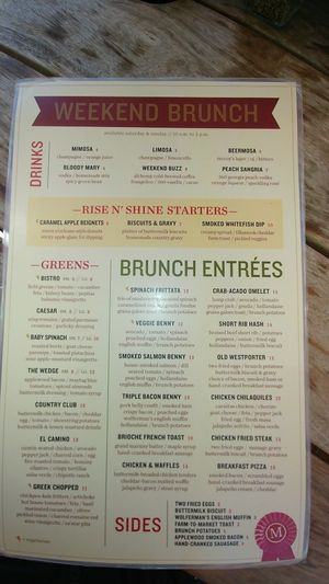 menu2 at McCoy's Public House in Kansas City