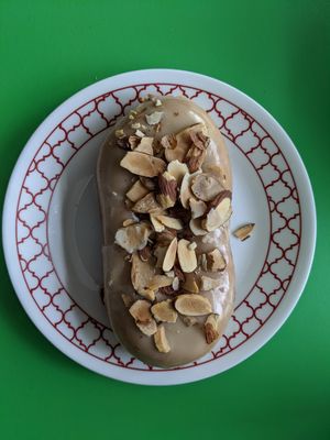 Maple Almond donut- my personal favorite at Holey Rollers Bakery in Oklahoma City