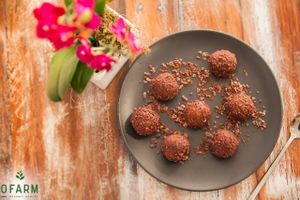 Raw Bliss Balls at oFarm Organic Cafe in Brookvale