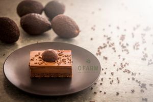 Triple Avo with Chocolate Raw Treat at oFarm Organic Cafe in Brookvale