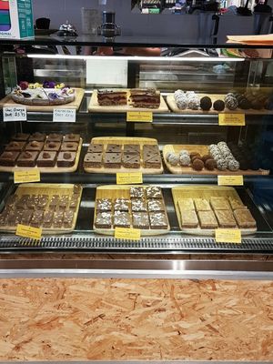 cake fridge  at oFarm Organic Cafe in Brookvale