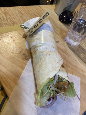 Vegan kebab   at FUD in Catania