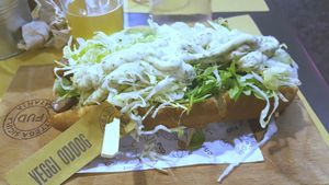 Veg oddog at FUD in Catania