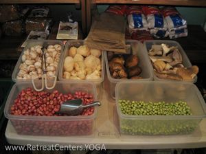 Fresh produce at Ecosavia in Bogota