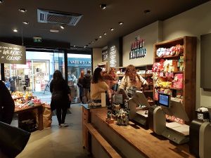 interior at LUSH in Ghent