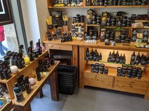 Inside at LUSH in Luxembourg City
