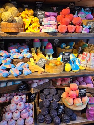 Soap bars at LUSH in Rennes