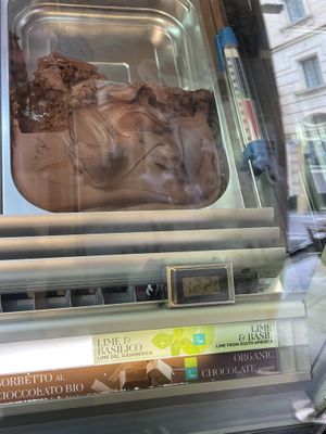 Vegan chocolate   at Amorino in Valletta