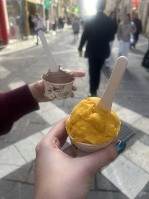   at Amorino in Valletta