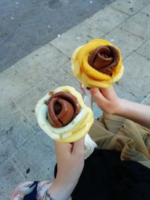 vegan ice cream at Amorino in Valletta