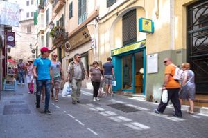 We are placed in a pedestrian and cosmopolitan street called Costa de la Pols. We're proud to be here in Palma de Mallorca: a good place to work, and live...a good place to show and share. at Estepajoana in Mallorca