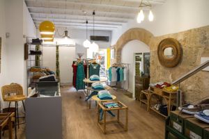 Estepajoana is a new shop in Palma de Mallorca wit a new concept of suistanaibility, fair trade, cruelty free and consciousness.
  Brands like Skunkfunk (women clothing),Natural World (made in Spain eco-shoes),Xiro Atlantic Denim (Go Vegans jeans from Galicia), Pappuv (recycled wood sunglasses),Les Volutes de Laura (handmaded handbags with vegan leather, cotton and linen),Santo Fruto(ecofriendly clothing) and Vicente Ferrer Foundation ( hanmaded in India fair trade knecklaces and ear rings) are waiting for you. at Estepajoana in Mallorca