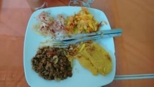 comida del día  at Berakah in Bogota