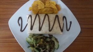 Burrito Mexicano at Berakah in Bogota