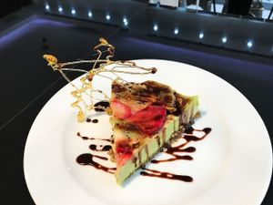 Tarta Kiwi Limón crudivegana at Reforma Market in Veracruz