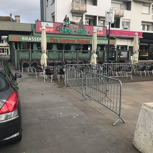 Shop front at Le London in Calais