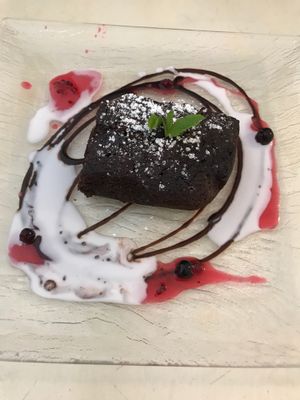 Brownie at Cafe Temple in Galway