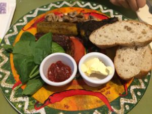 Full Irish vegan breakfast  at Cafe Temple in Galway