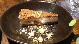 Caramelised biscuit cheesecake at Zizzi in Newcastle Upon Tyne