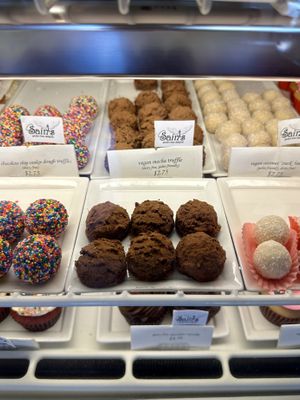 Vegan Mocha Truffle   at Sinners & Saints Desserts in Venice