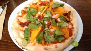 (Vegan) Cheesey Pizza! at Zizzi in Chislehurst