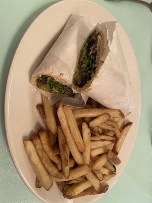 Falafel wrap  at The Garden in Scranton