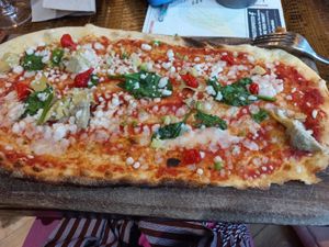 Vegan rustica at Zizzi in Beckenham