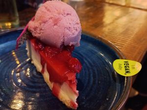 Cheesecake at Zizzi in Beckenham