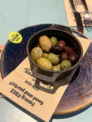 “cheeky olives"  at Zizzi - Brindleyplace in Birmingham