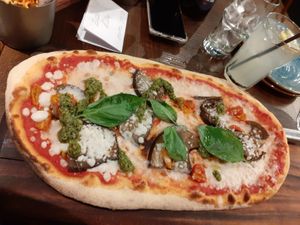 new vegan pizza is amazing!! at Zizzi in Bournemouth