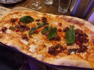 Vegan meatball and harissa (new, May '24) at Zizzi in Bromley