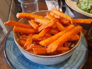 Sweet potatoes at Zizzi - Bene't St in Cambridge