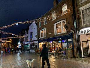 Outside  at Zizzi in Canterbury
