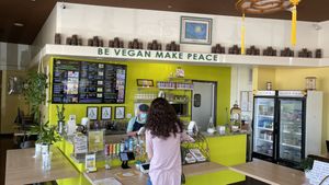 Counter service only during the pandemic  at Loving Hut in Litchfield Park