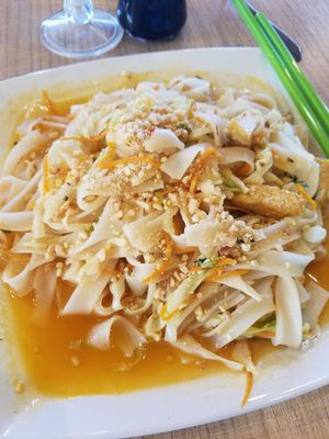 Spicy pad thai! Very good and a big heaping serving! at Loving Hut in Litchfield Park