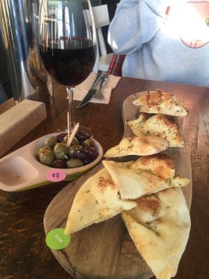 garlic bread at Zizzi - Roxburgh Court in Edinburgh