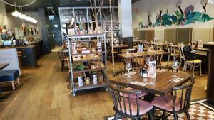 Inside at Zizzi in Esher