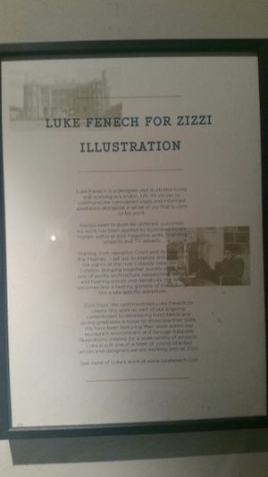 Zizzi art description at Zizzi in East Molesey
