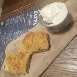 Creamy dip was lush and vegan at Zizzi in Hereford