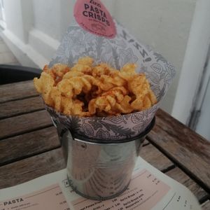 Complimentary crisps to start and vegan at Zizzi in Hereford