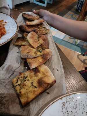Rosemary garlic bread at Zizzi in Hereford