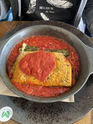 vegan lasagne  at Zizzi in Inverness