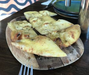 Garlic bread  at Zizzi in Inverness