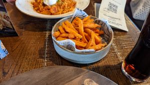 Sweet potato fries at Zizzi - Birstall in Leeds