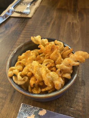 Pasta crisps  at Zizzi - The Light in Leeds