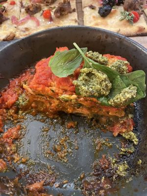 Vegan Rainbow Lasagna  at Zizzi - The Light in Leeds