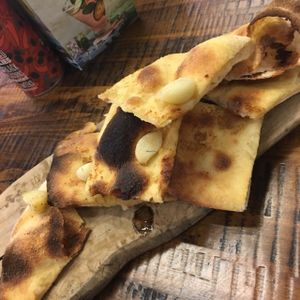 vegan garlic bread  at Zizzi - The Light in Leeds