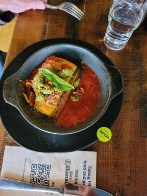Vegan Lasagna at Zizzi - Earls Court in South West London